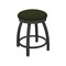 Holland Bar Stool Co 18" Swivel Vanity Stool, Pewter Finish, Canter Pine Seat 80218PW010 - alternate 1
